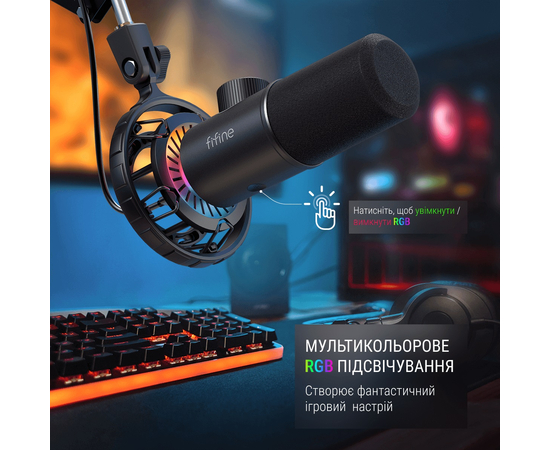 Студийный динамический USB-микрофон FIFINE K658