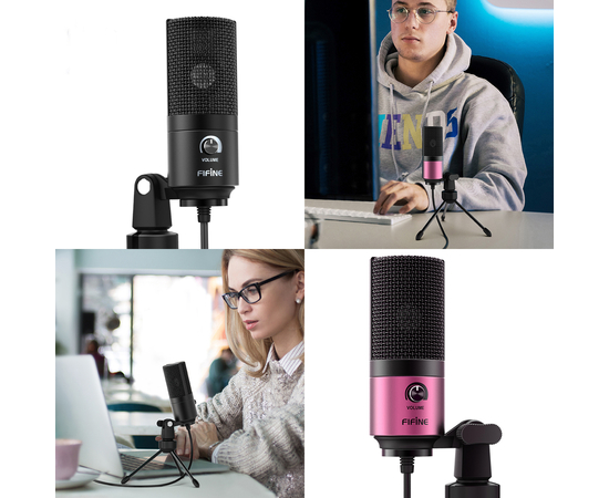 USB-мікрофон FIFINE K669 Rose