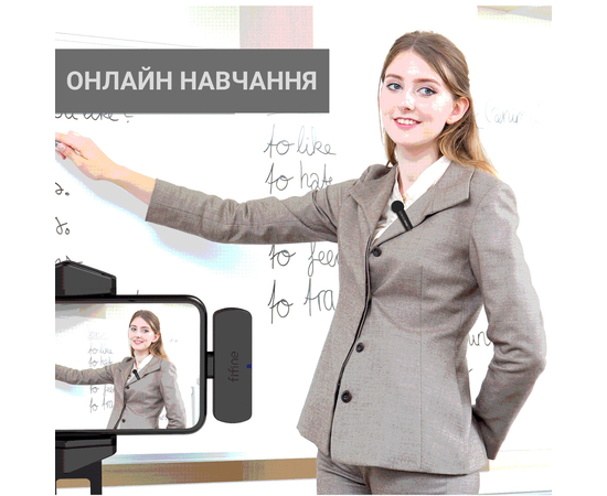 Радіосистема для смартфона з петличним мікрофоном FIFINE M6
