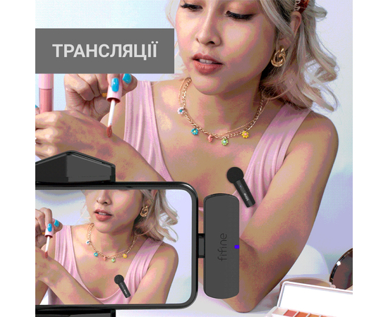 Радіосистема для смартфона з петличним мікрофоном FIFINE M6