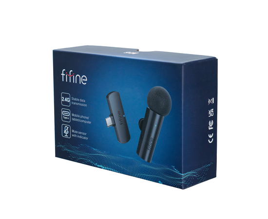 Радіосистема для смартфона з петличним мікрофоном FIFINE M6