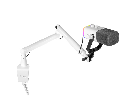 Студійний динамічний XLR/USB мікрофон з пантографом FIFINE TAM8W