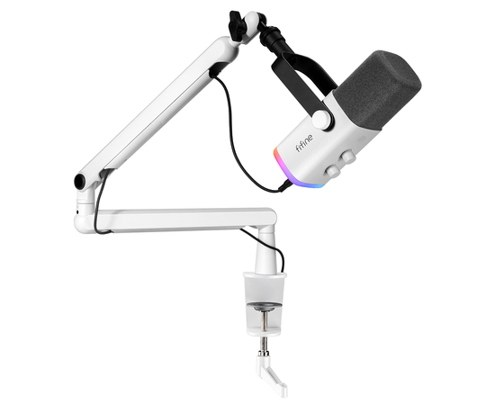 Студійний динамічний XLR/USB мікрофон з пантографом FIFINE TAM8W - 157245 за 5399 грн. | 4Club