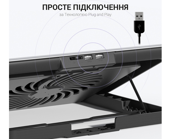 Подставка с охлаждением для ноутбука GamePro CP620S