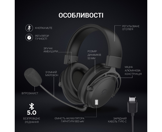 Игровая гарнитура GamePro HS1260BT