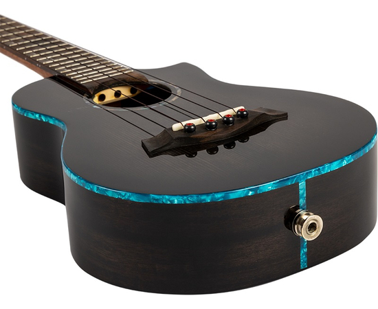 Електроакустичне укулеле концерт Flight NIGHTHAWK CONCERT EQ-A