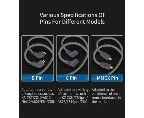 Bluetooth-адаптер для наушников KZ Audio APTX Bluetooth cable