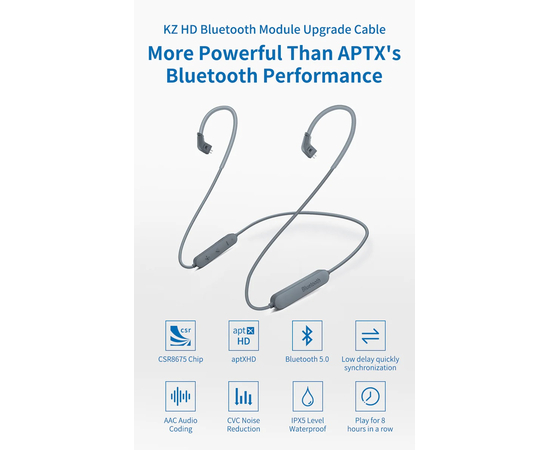Bluetooth-адаптер для наушников KZ Audio APTX Bluetooth cable