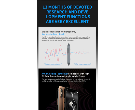 Bluetooth-адаптер для наушников KZ Audio APTX Bluetooth cable