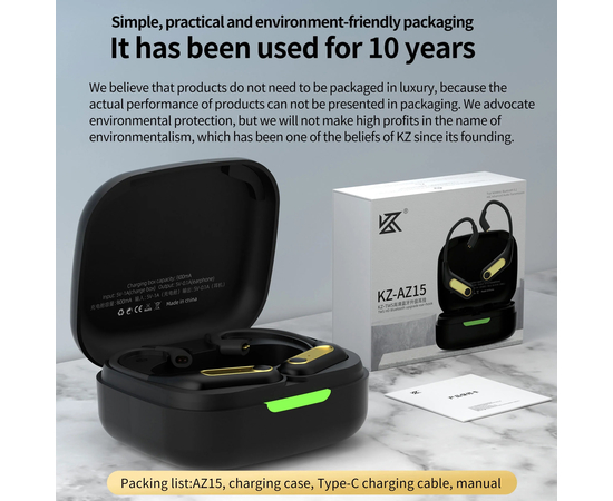 Bluetooth-адаптер для навушників KZ Audio AZ15