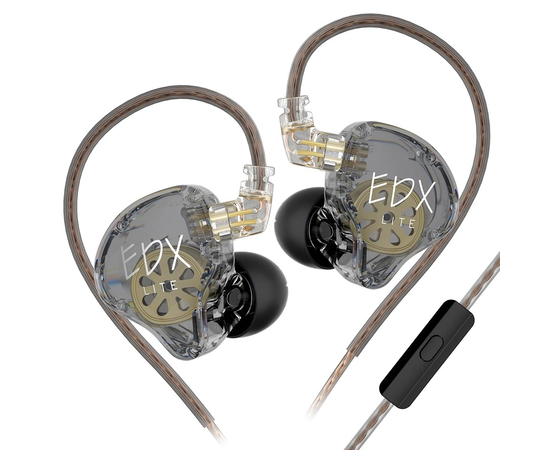 Наушники KZ Audio EDX Lite MIC GRAY - 157519 за 303 грн. | 4Club