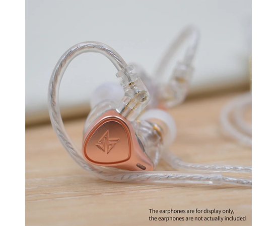 Кабель для навушників з мікрофоном KZ Audio Standard SILVER Cable MIC