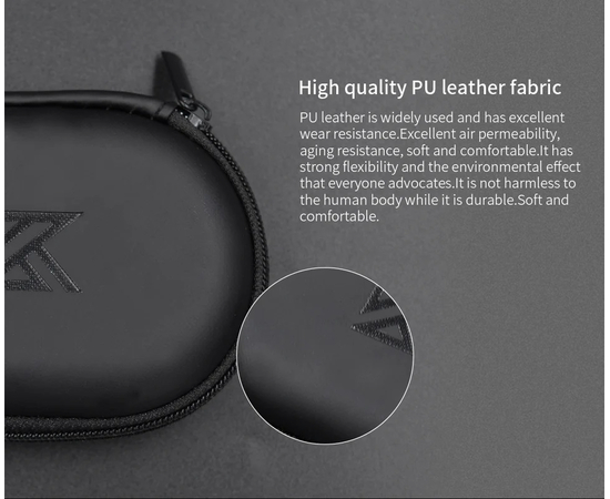 Кейс для навушників KZ Audio Earphone Cases Elliptical Case