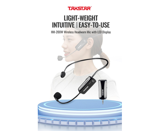Наголовный микрофон Takstar HM-200W