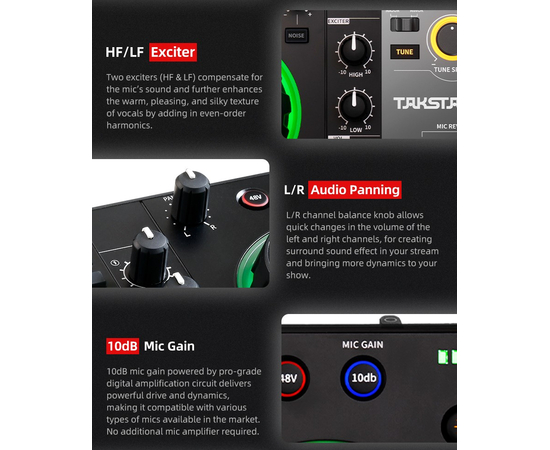 DJ-контролер / мікшер Takstar MX3 Mixer Webcast