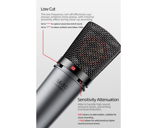 Микрофон проводной Takstar SM-10