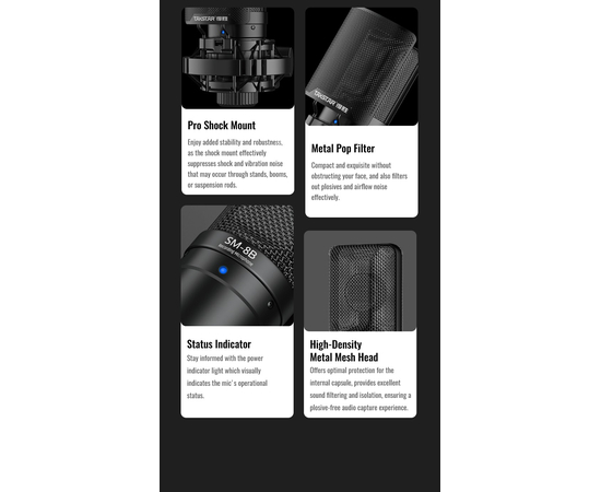 Студийный микрофон Takstar SM-8B