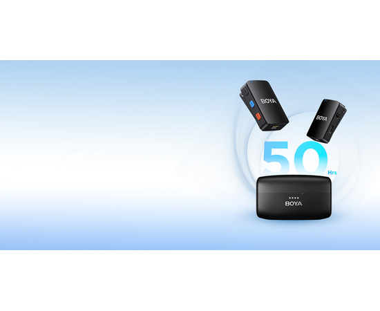 Радиосистема с петличными микрофонами для смартфона / ПК / камеры Boya BOYAMIC