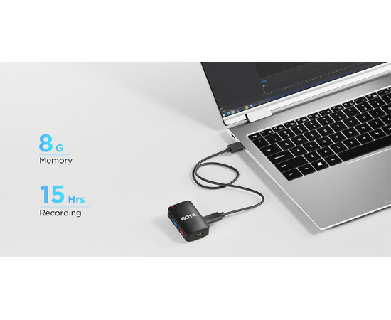 Радиосистема с петличными микрофонами для смартфона / ПК / камеры Boya BOYAMIC