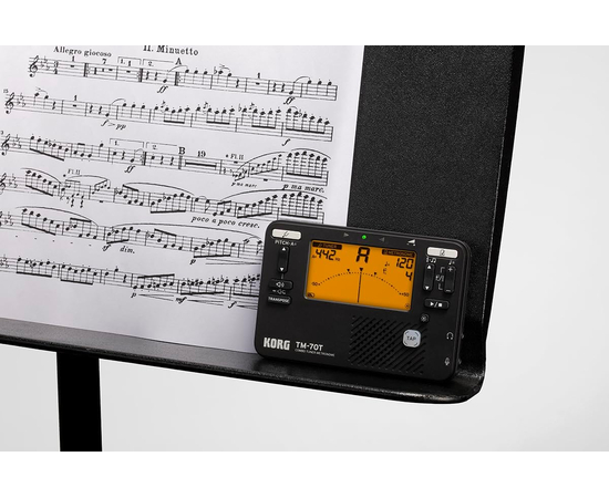 Тюнер-метроном KORG TM-70T BK