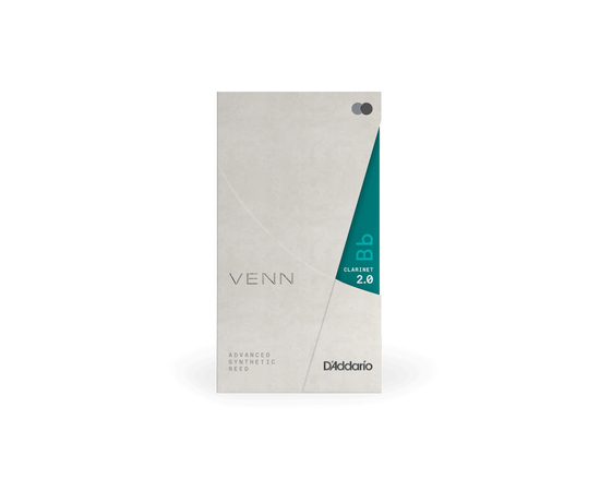 Трость для кларнета (1 шт) D'ADDARIO VENN Bb CLARINET REED 2.0