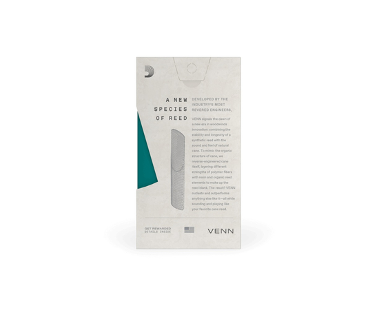 Трость для кларнета (1 шт) D'ADDARIO VENN Bb CLARINET REED 2.0
