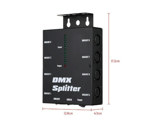 Сплітер DJ Lights DMX splitter 8 CH - 157827 за 3320 грн. | 4Club