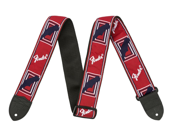 Гітарний ремінь FENDER 2 "MONOGRAMMED RED / WHITE / BLUE STRAP - 53853 за 1133 грн. | 4Club