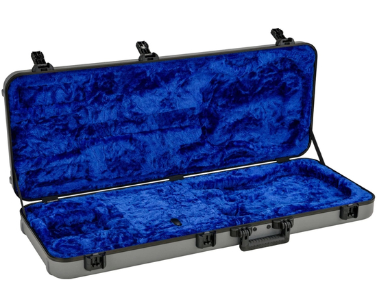 Кейс для електрогітари FENDER DELUXE MOLDED STRAT/TELE CASE SILVER/BLUE