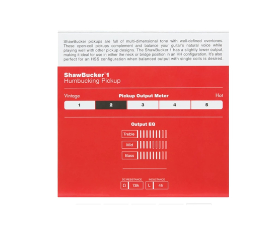 Звукосниматель FENDER SHAWBUCKER 1 HUMBUCKING PICKUP