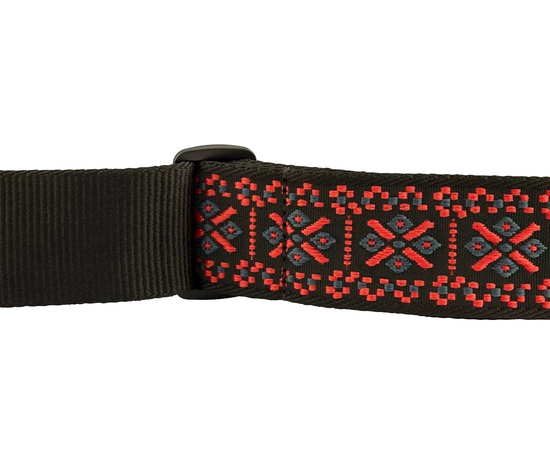 Ремень гитарный FENDER STRAP 2" PASADENA WOVEN LATTICE RED