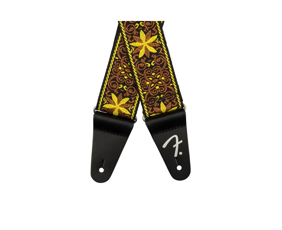 Ремінь гітарний FENDER STRAP 2" PASADENA WOVEN YELLOW WALLFLOWER