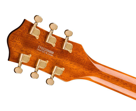 Гитара полуакустическая GRETSCH ELECTROMATIC PRISTINE LTD CENTER BLOCK DOUBLE-CUT WITH BIGSBY WHITE GOLD