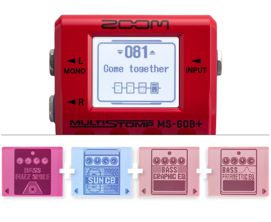 Педаль ефектів для бас-гітари Zoom MS-60B+