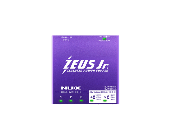 Блок питания для гитарных педалей NUX NIP-Z6 Zeus.Jr