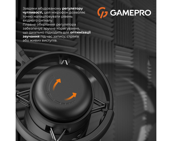 USB-микрофон с пантографом GamePro UGM145B Black