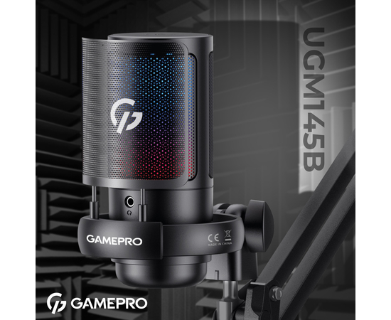 USB-микрофон с пантографом GamePro UGM145B Black