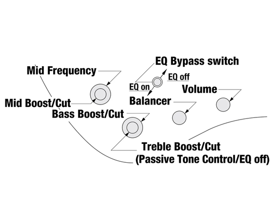 Пятиструнная мультимензурная бас-гитара IBANEZ EHB1005MS BKF