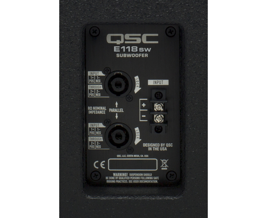 Сабвуфер QSC PRO E118SW-BK