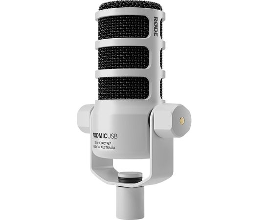 Микрофон для подкастинга RODE PodMic USB White