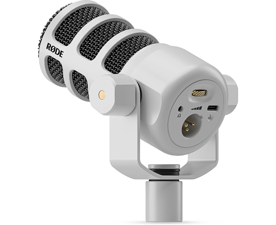 Микрофон для подкастинга RODE PodMic USB White