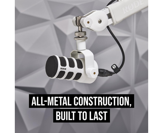 Микрофон для подкастинга RODE PodMic USB White