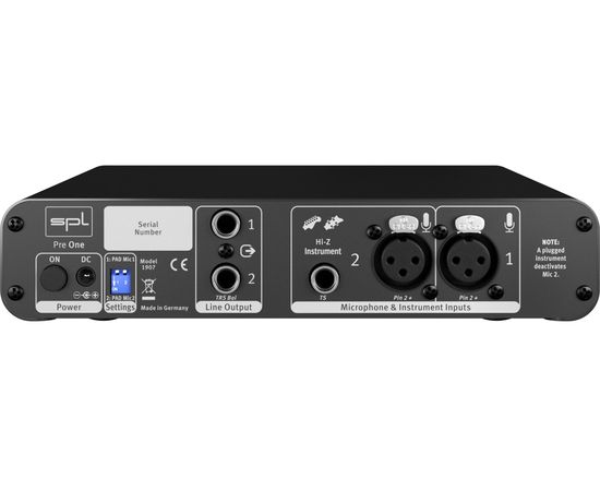 Мікрофонний передпідсилювач SPL Pre One