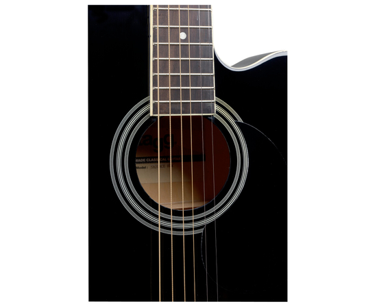 Электроакустическая гитара STAGG G SA20ACE BLK