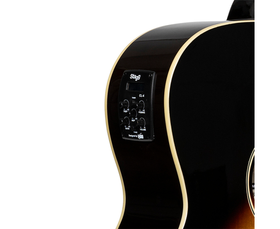 Электроакустическая гитара STAGG G SA35 ACE-VS