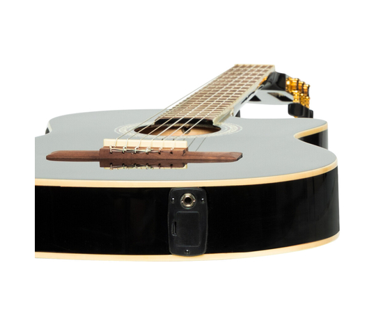 Класична гітара зі звукознімачем STAGG N SCL60 TCE-BLK