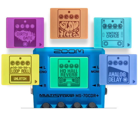Гітарний процесор / педаль ефектів Zoom MS-70CDR+