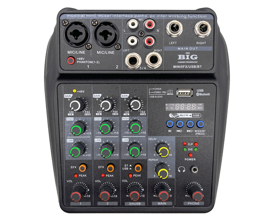 Мікшерний пульт BIG MINI5 FX/USB/BT - 158681 за 2990 грн. | 4Club
