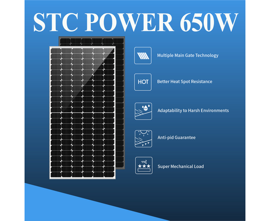 Солнечная панель BIG Solar650W144C