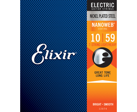 Струни для електрогітари Elixir EL NW LH 7 strings - 158940 за 1054 грн. | 4Club